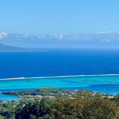 Logement Cosy Avec Piscine Et Vue Tahiti Punaauia Exteriör bild